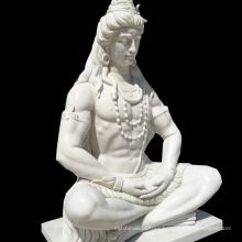 White Marble Indian God Statue Lord Shiva Statue